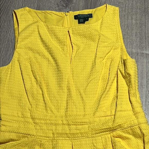 Lauren Ralph Lauren Yellow Shift Dress - Picture 2 of 15